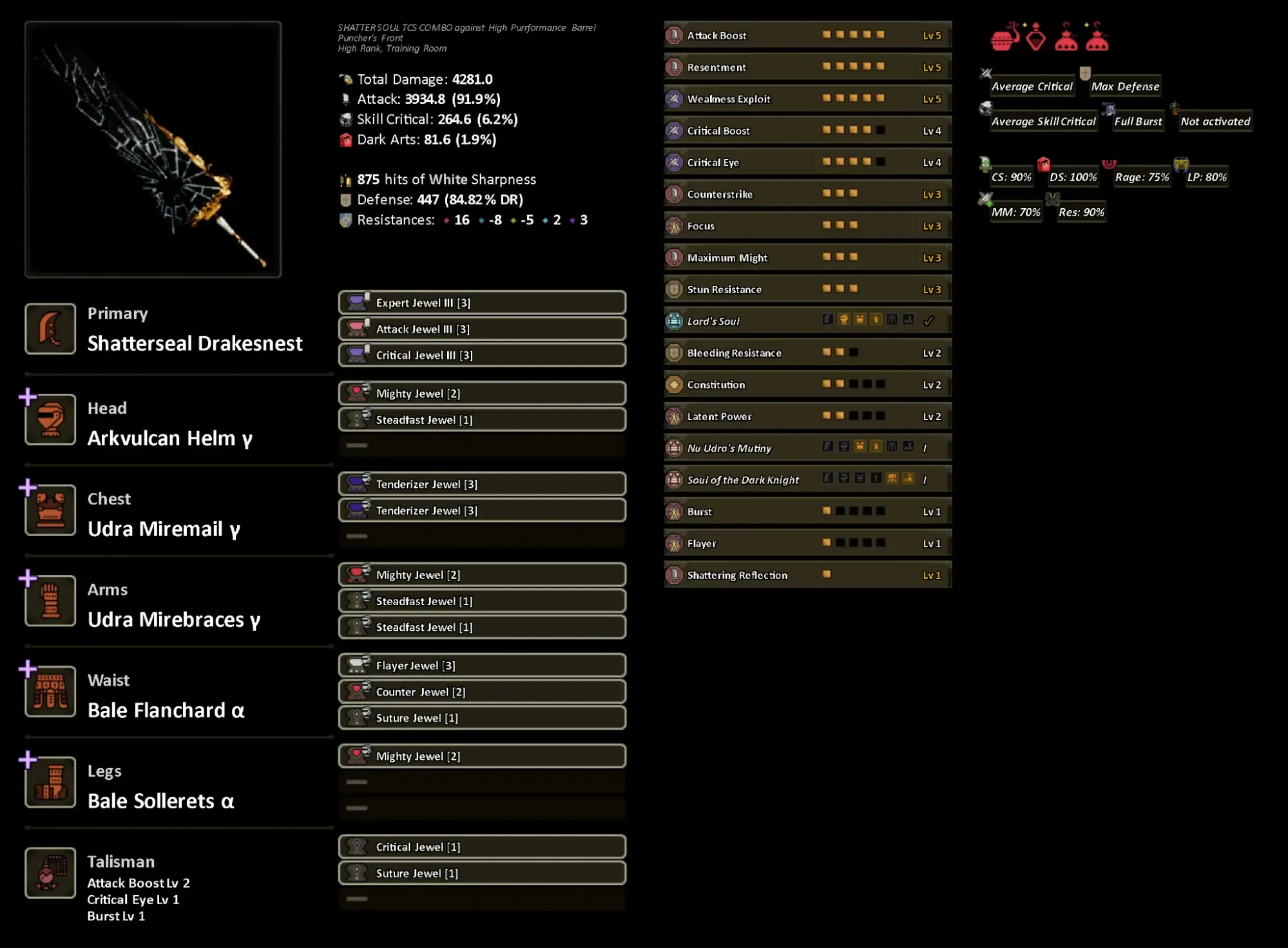Shatterseal Resentment Set